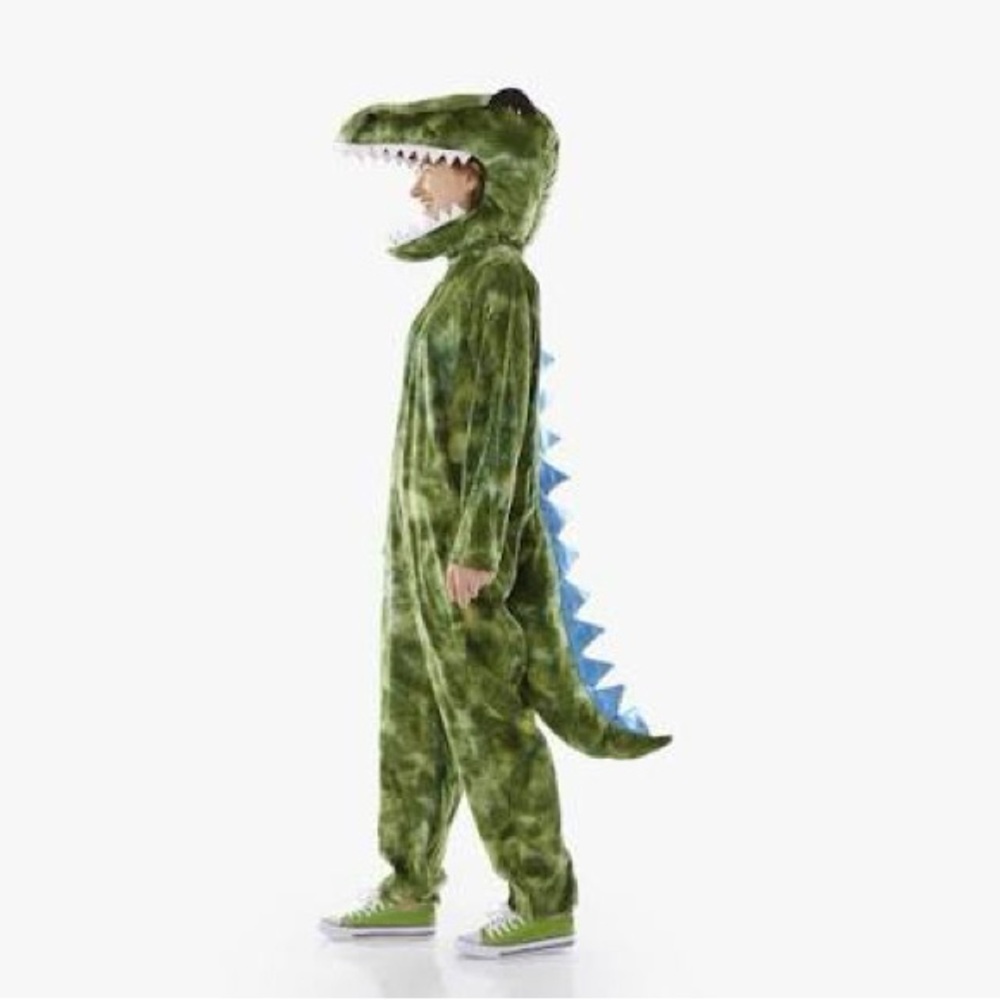Pottery barn adult AND kid dinosaur costumes